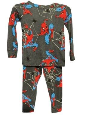 Marvel Spider-Man Kids' Gray/Red Pajama Set - Size 18mos NWT